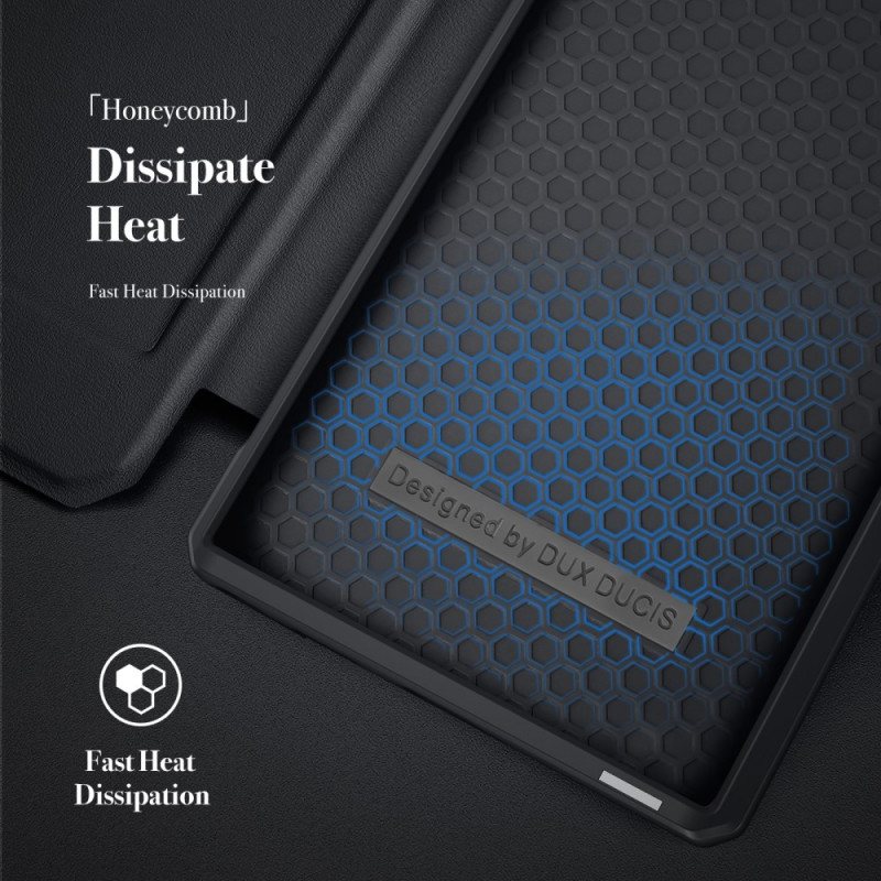 Beskyttelse Deksel Til Samsung Galaxy S22 Ultra 5G Folio Deksel Skin X-serien Dux Ducis