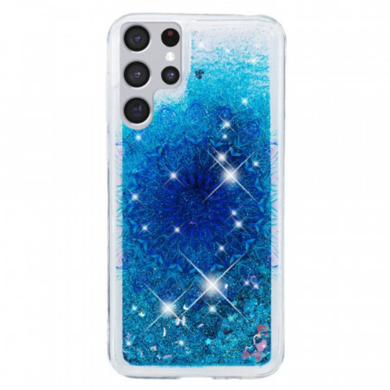 Deksel Til Samsung Galaxy S22 Ultra 5G Glitter Mandala