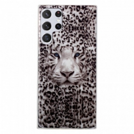 Deksel Til Samsung Galaxy S22 Ultra 5G Leopard Fluorescerende