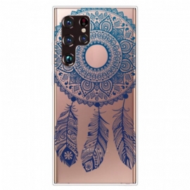 Deksel Til Samsung Galaxy S22 Ultra 5G Single Flower Mandala