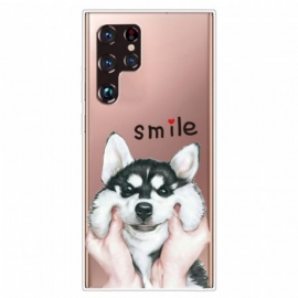 Deksel Til Samsung Galaxy S22 Ultra 5G Smil Hund