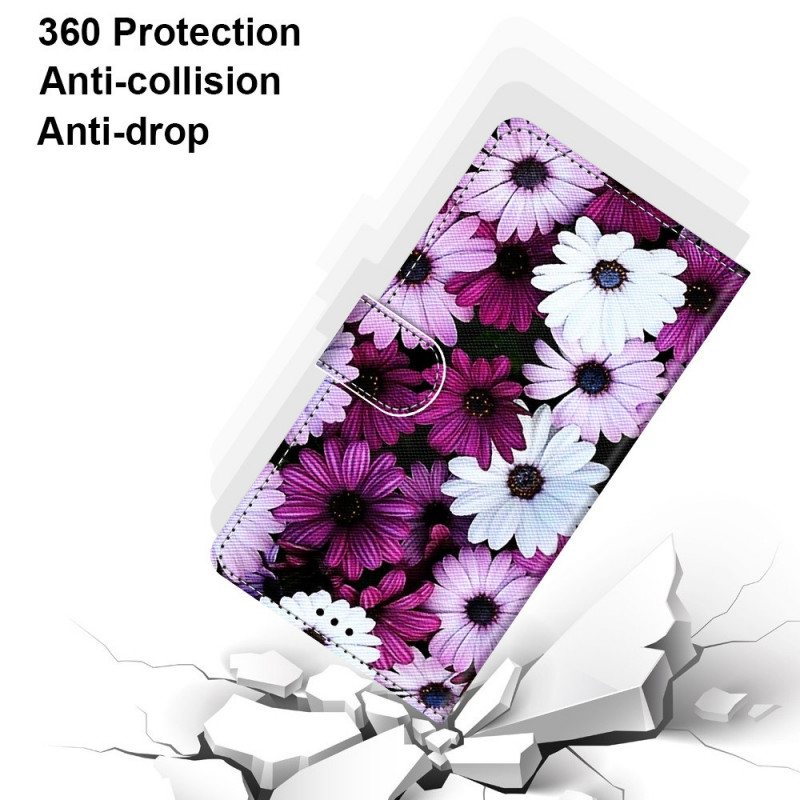 Folio Deksel Til Samsung Galaxy S22 Ultra 5G Floral Wonder