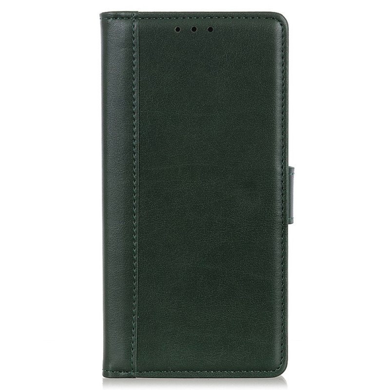 Folio Deksel Til Samsung Galaxy S22 Ultra 5G Stil Leather Elegance