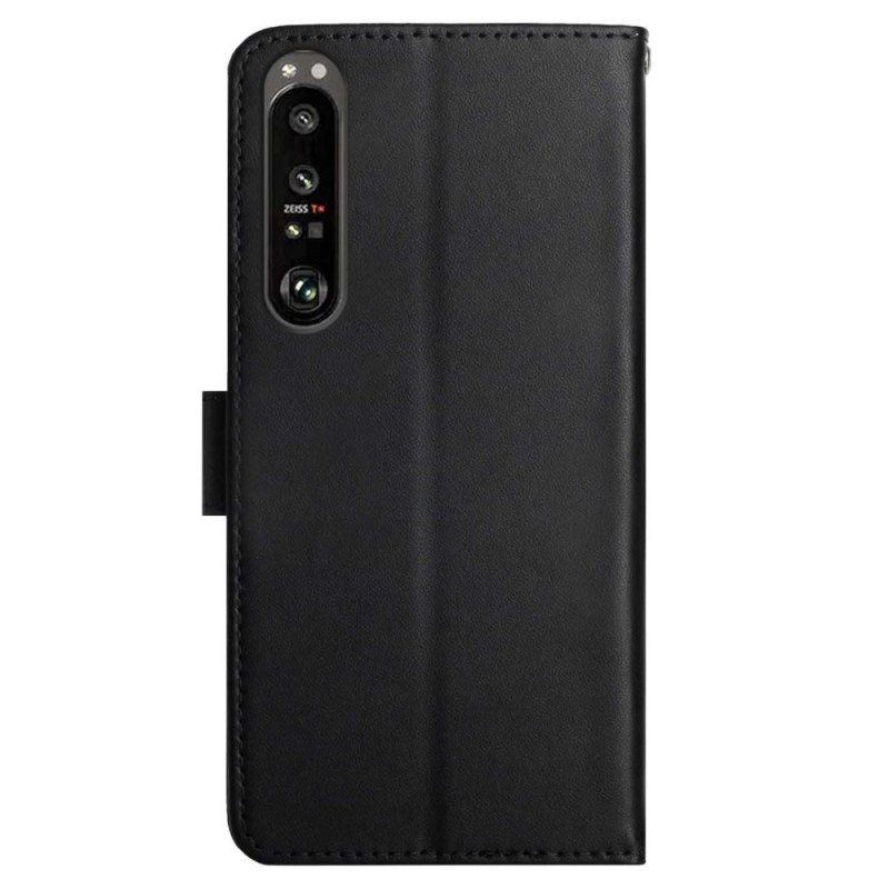 Folio Deksel Sony Xperia 1 Vi Nappa Skinn