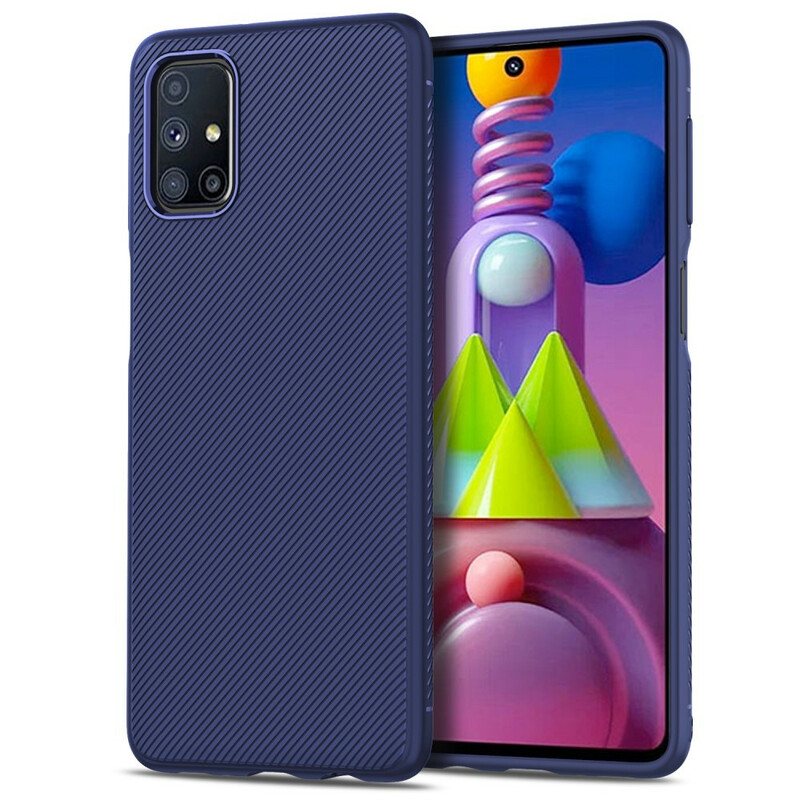 Deksel Til Samsung Galaxy M51 Jazz-serien Twill