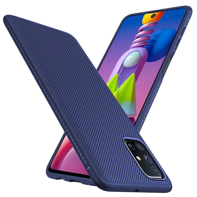 Deksel Til Samsung Galaxy M51 Jazz-serien Twill