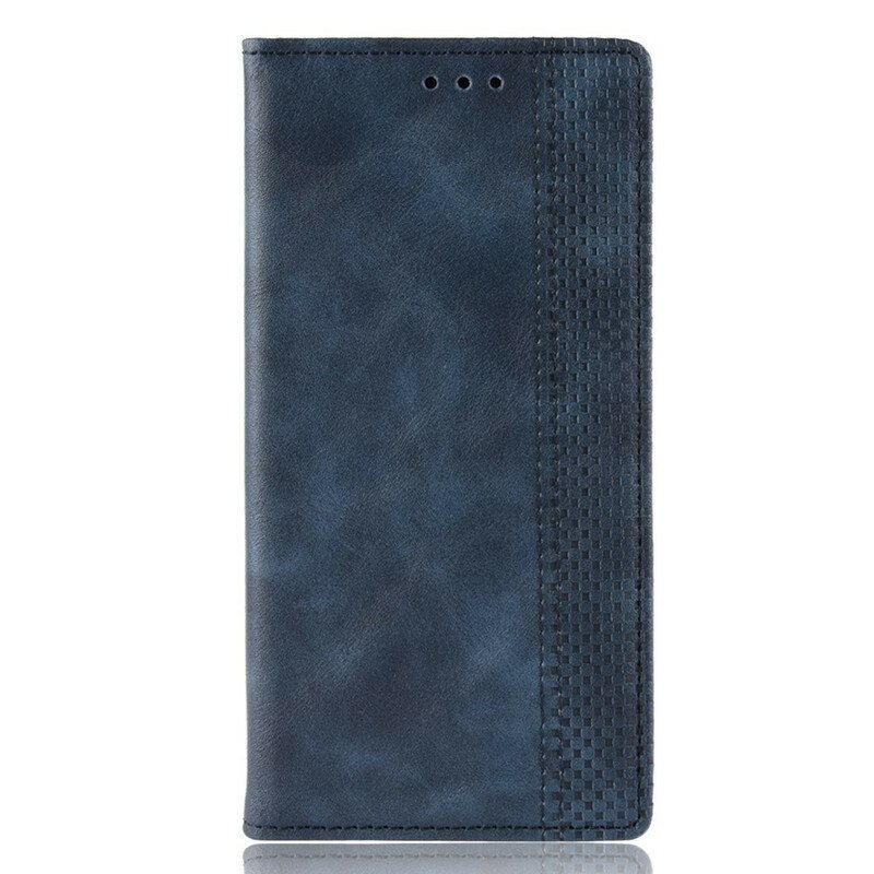 Beskyttelse Deksel Til Huawei P40 Lite 5G Folio Deksel Stilisert Vintage Skinneffekt