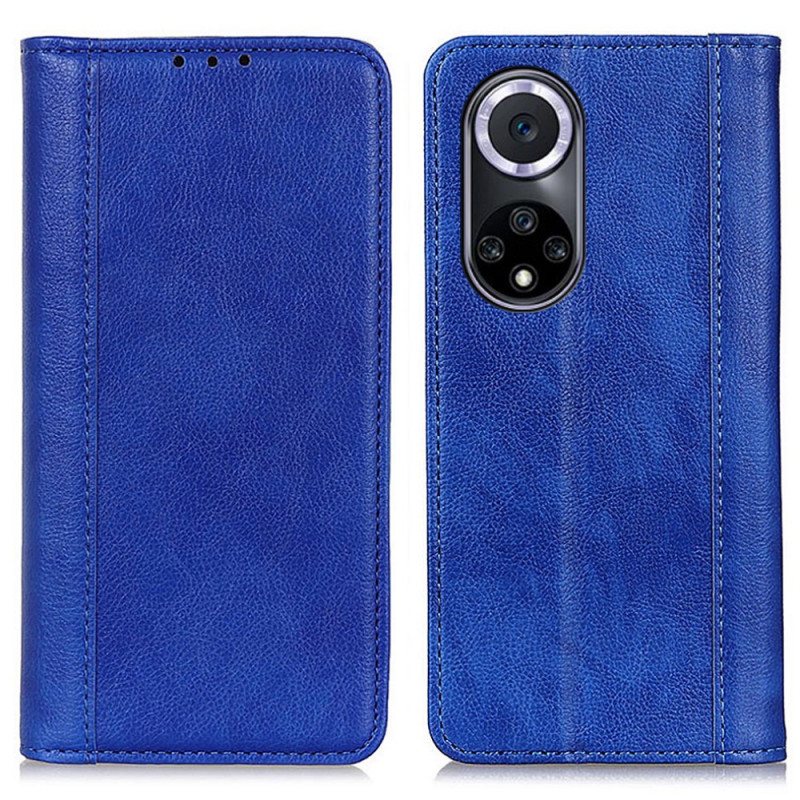 Beskyttelse Deksel Til Huawei Nova 9 Folio Deksel Elegance Split Litchi Leather