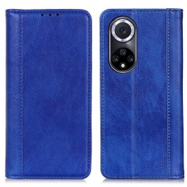 Beskyttelse Deksel Til Huawei Nova 9 Folio Deksel Elegance Split Litchi Leather