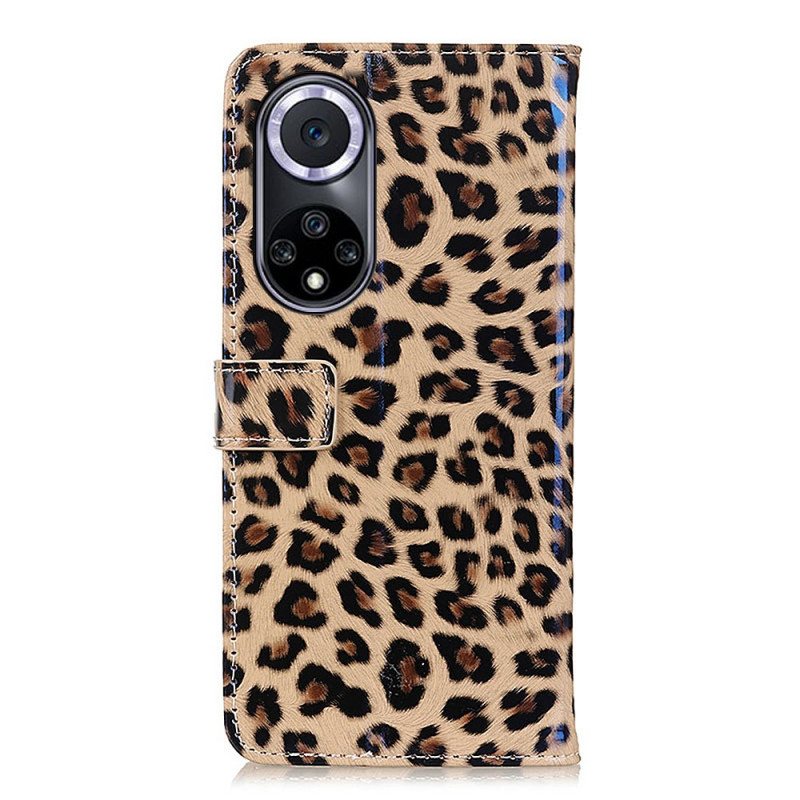 Lærdeksel Til Huawei Nova 9 Vanlig Leopard