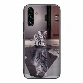 Deksel Til Samsung Galaxy A13 5G / A04s Herdet Glass Ernest The Tiger