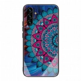 Deksel Til Samsung Galaxy A13 5G / A04s Mandala Herdet Glass