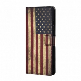 Folio Deksel Til Samsung Galaxy A13 5G / A04s Amerikansk Flagg