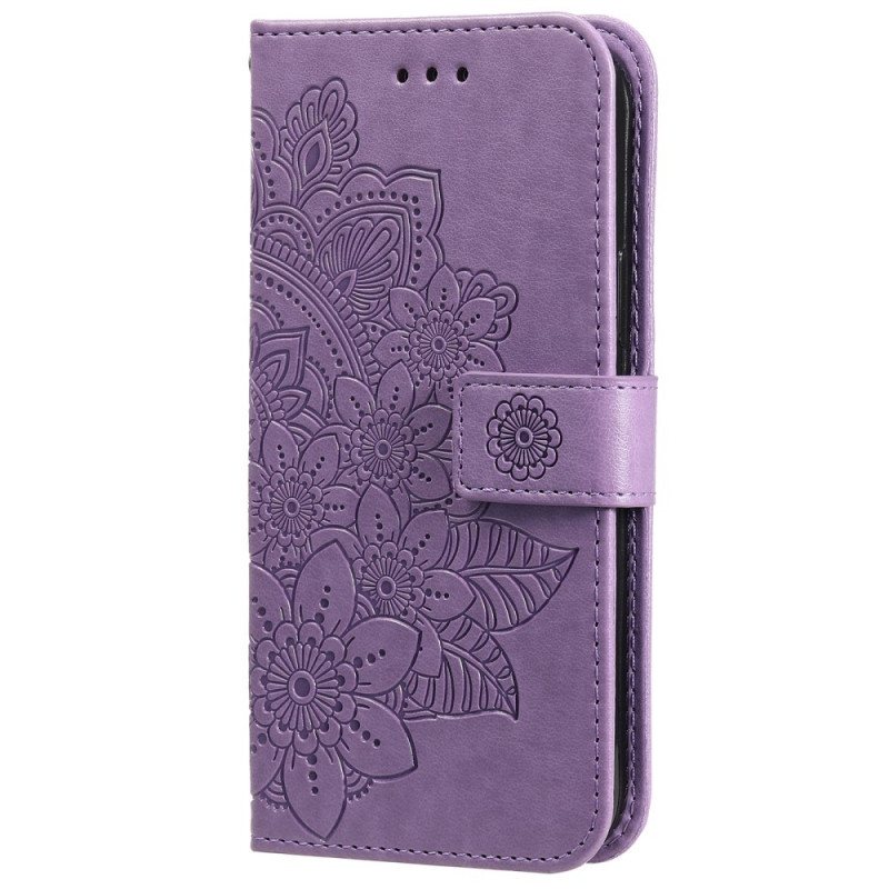 Folio Deksel Til Samsung Galaxy A13 5G / A04s Blomstermandala