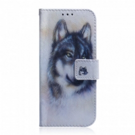 Folio Deksel Til Samsung Galaxy A13 5G / A04s Hundelig Utseende