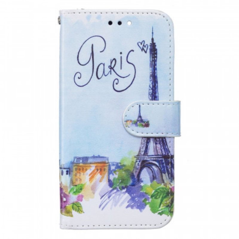 Folio Deksel Til Samsung Galaxy A13 5G / A04s Maler Paris