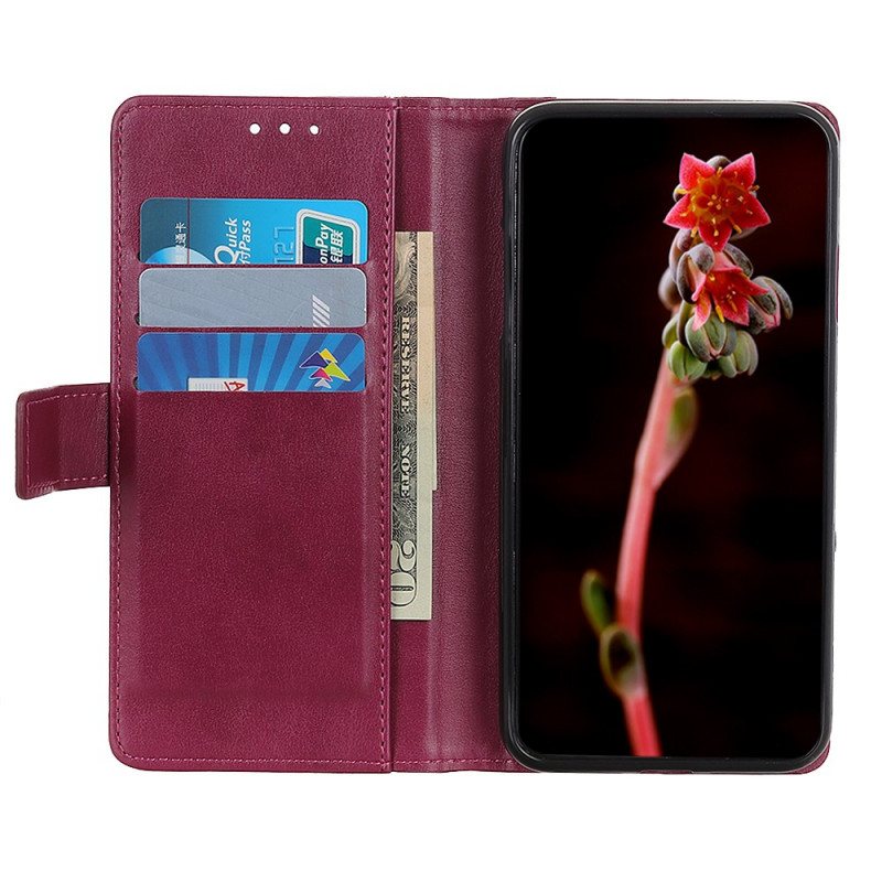 Folio Deksel Til Samsung Galaxy A13 5G / A04s Stil Leather Elegance