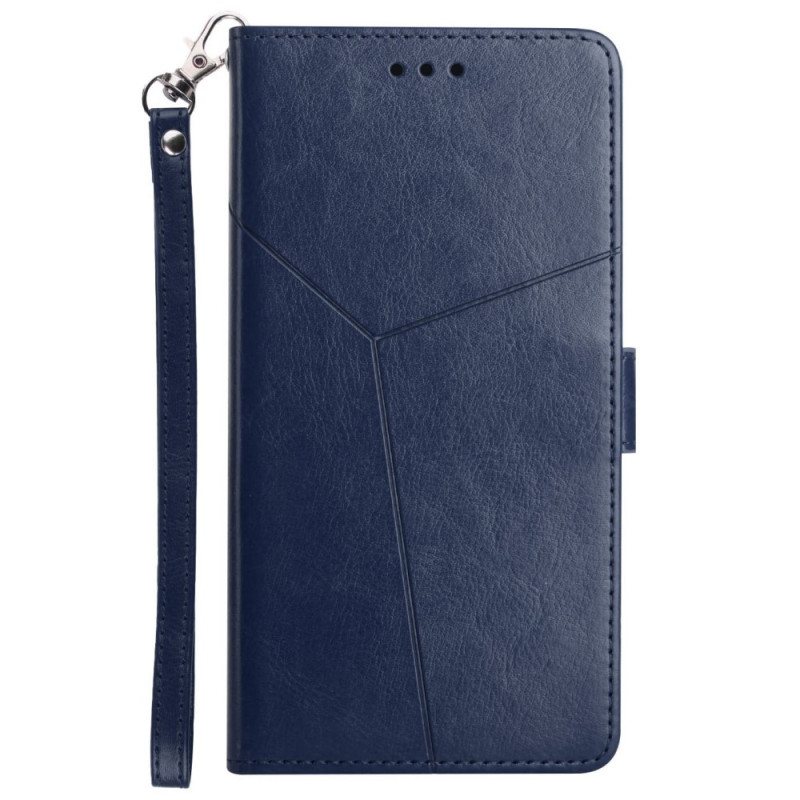 Folio Deksel Til Samsung Galaxy A13 5G / A04s Stil Leather Geo Y Design