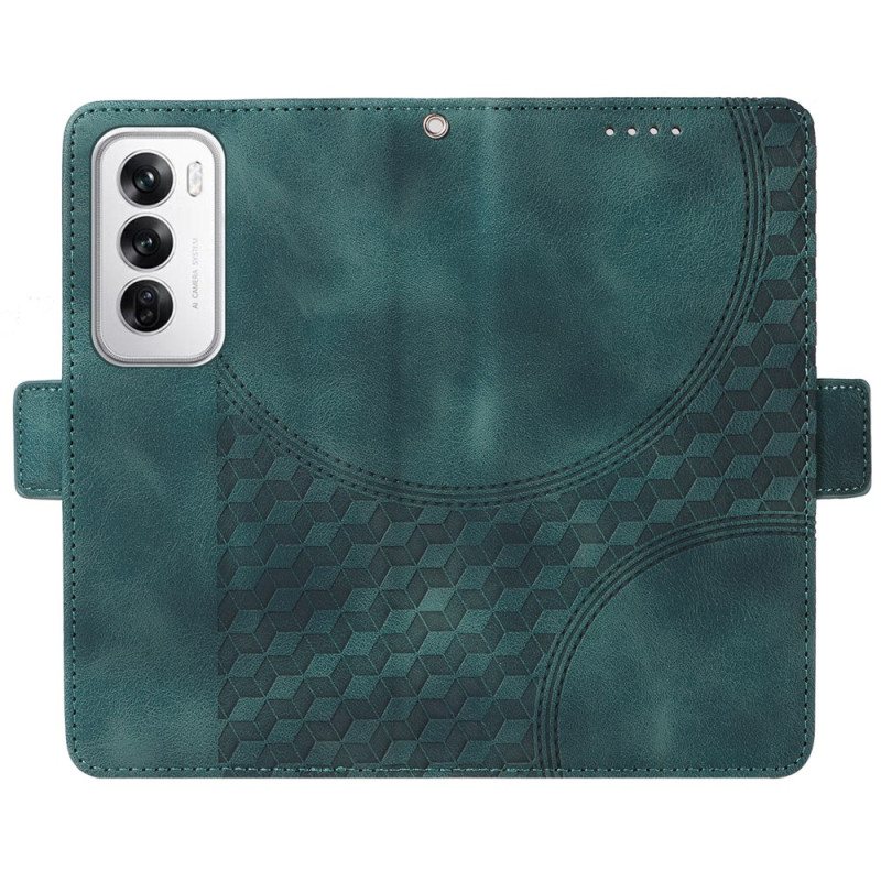 Folio Deksel Oppo Reno 12 5g Rhombus Starry