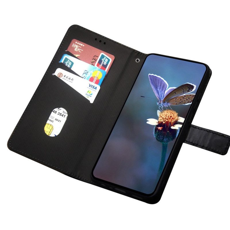 Folio Deksel Oppo Reno 12 5g Tofarget Idewei Beskyttelse Deksel