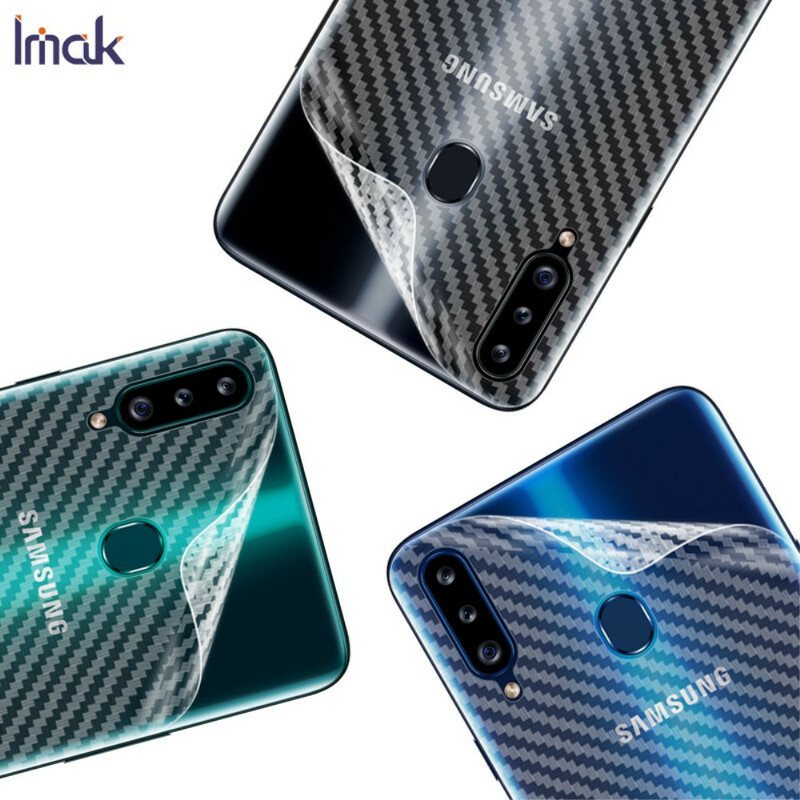 Ryggbeskyttelsesfilm For Samsung Galaxy A20S Style Carbon Imak