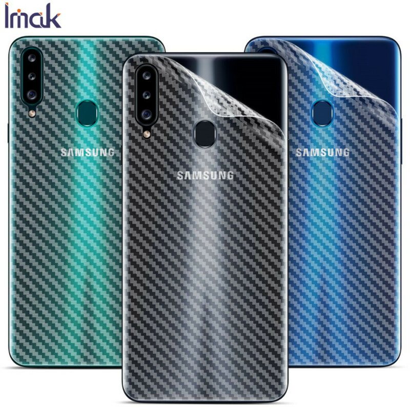 Ryggbeskyttelsesfilm For Samsung Galaxy A20S Style Carbon Imak