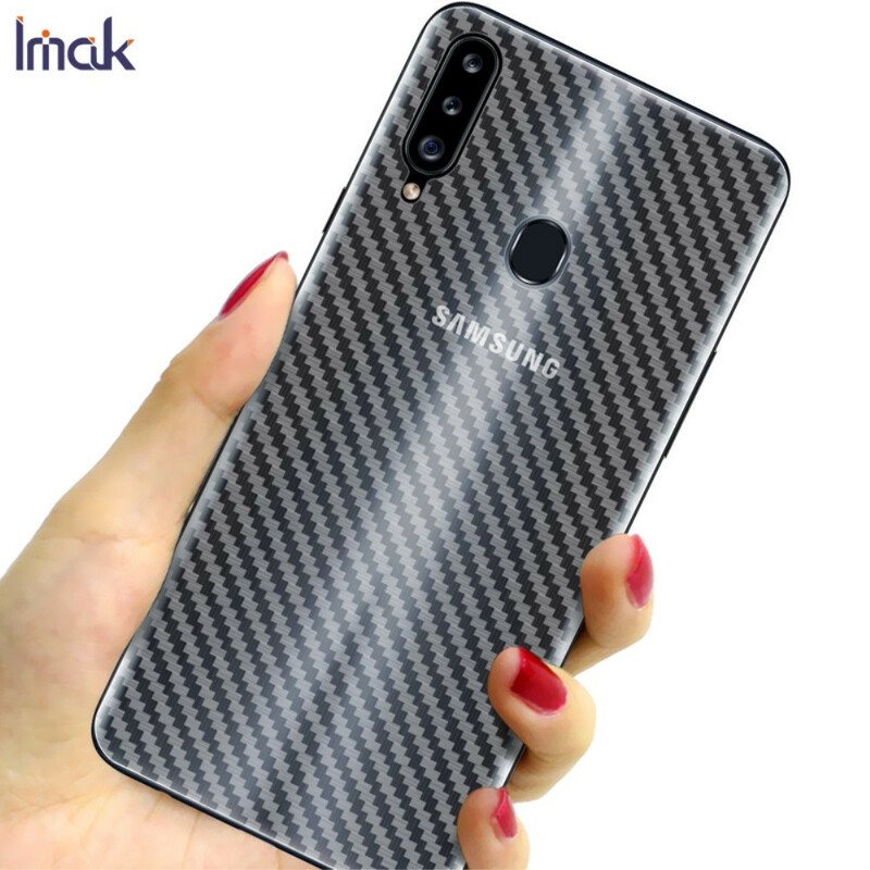 Ryggbeskyttelsesfilm For Samsung Galaxy A20S Style Carbon Imak