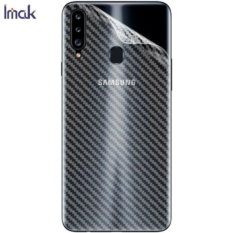 Ryggbeskyttelsesfilm For Samsung Galaxy A20S Style Carbon Imak