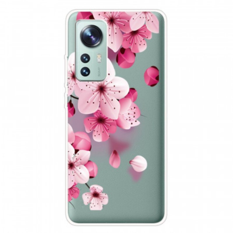 Deksel Til Xiaomi 12 Pro Silikon Roseblomster