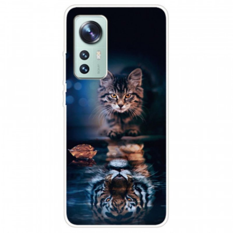 Deksel Til Xiaomi 12 Pro Watchful Cat Silikon