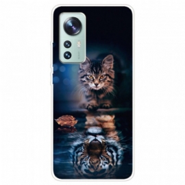 Deksel Til Xiaomi 12 Pro Watchful Cat Silikon