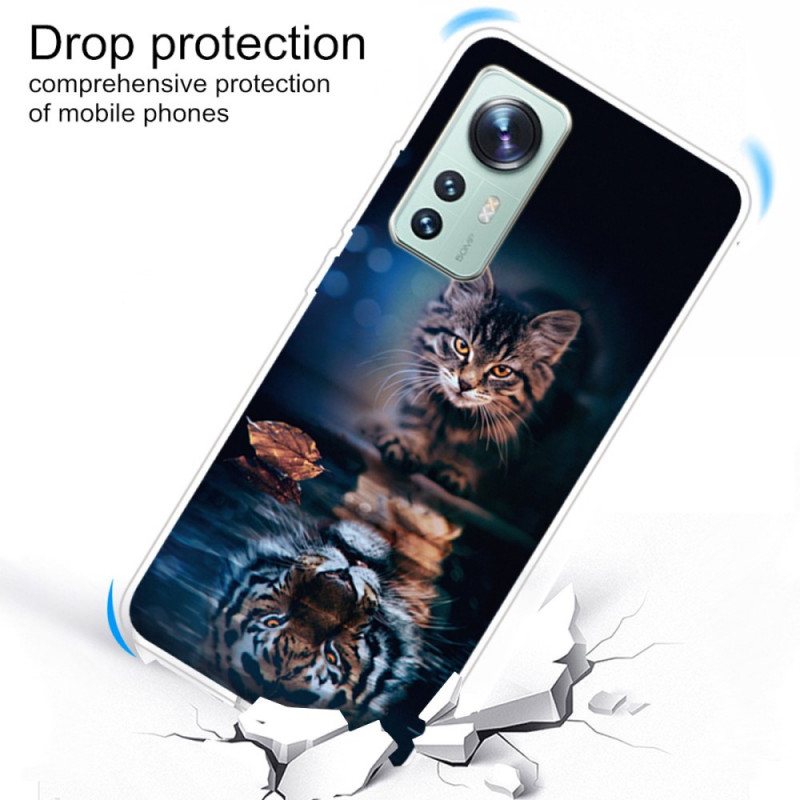 Deksel Til Xiaomi 12 Pro Watchful Cat Silikon