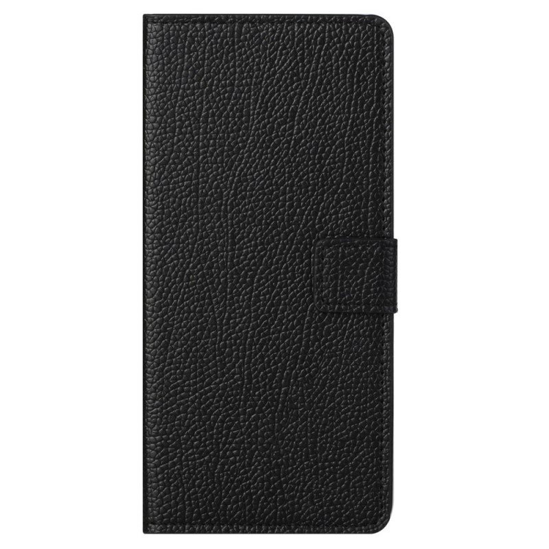 Folio Deksel Til Moto G41 / G31 Litchi Grain Leather Effect