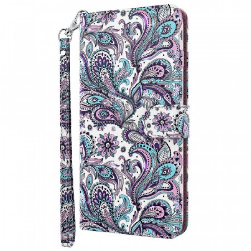 Folio Deksel Til Moto G41 / G31 Paisley