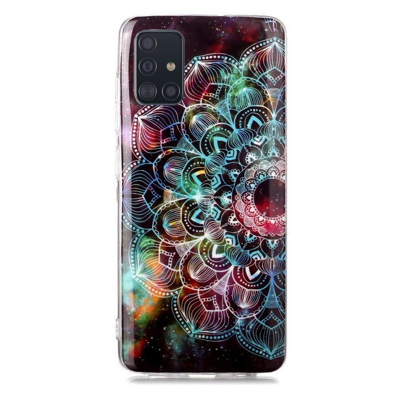 Deksel Til Samsung Galaxy A51 Fluorescerende Blomsterserie