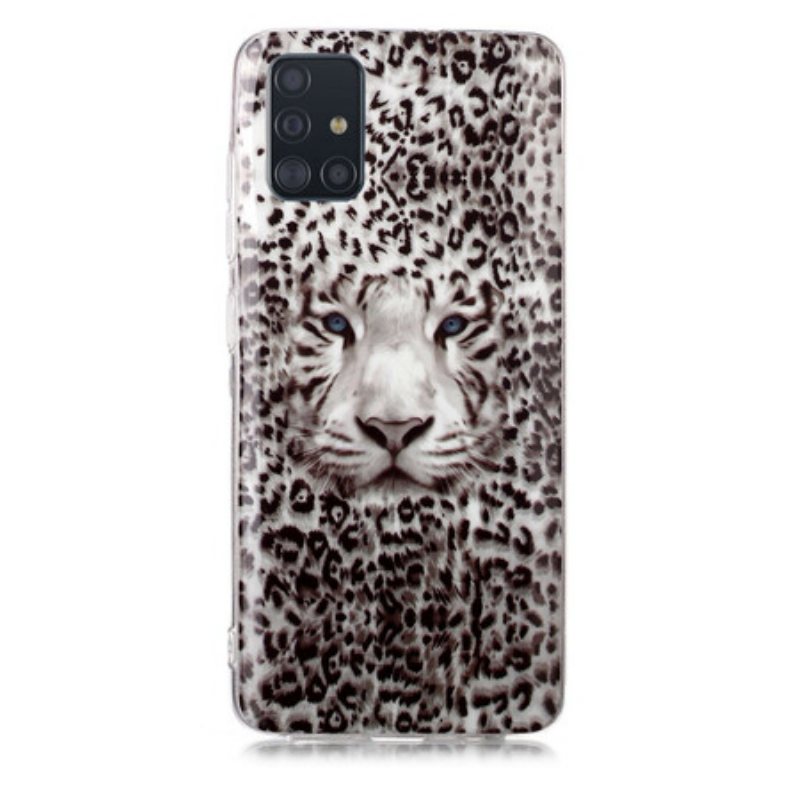 Deksel Til Samsung Galaxy A51 Leopard Fluorescerende