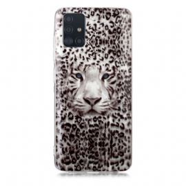 Deksel Til Samsung Galaxy A51 Leopard Fluorescerende