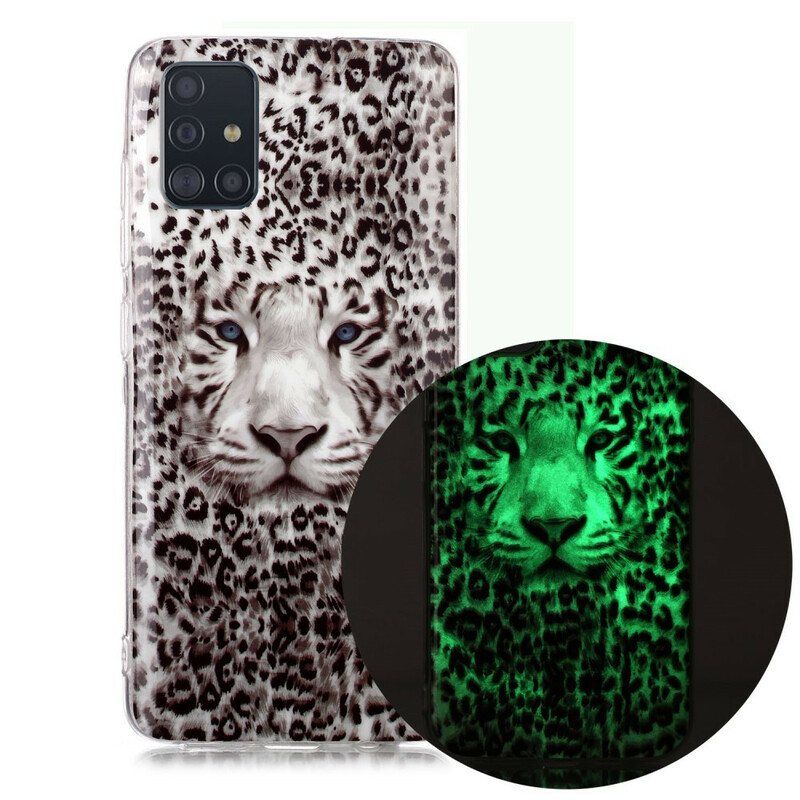 Deksel Til Samsung Galaxy A51 Leopard Fluorescerende