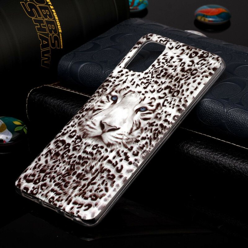 Deksel Til Samsung Galaxy A51 Leopard Fluorescerende