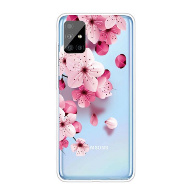 Deksel Til Samsung Galaxy A51 Små Rosa Blomster