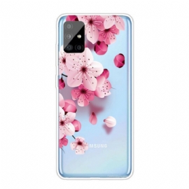 Deksel Til Samsung Galaxy A51 Små Rosa Blomster