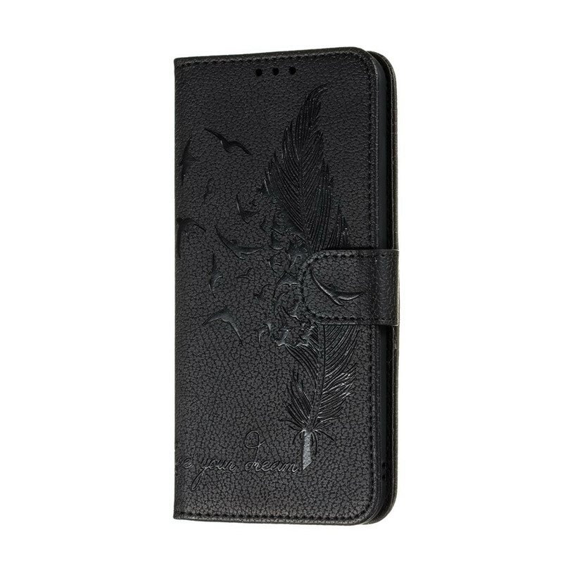 Folio Deksel Til Samsung Galaxy A51 Faux Leather Lev Drømmen Din