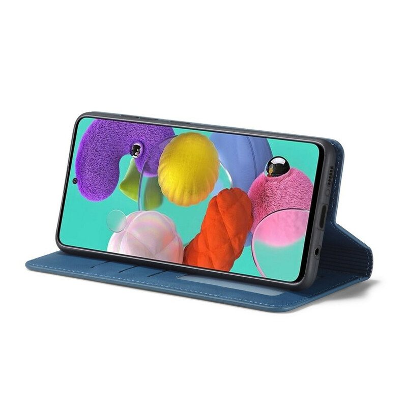 Folio Deksel Til Samsung Galaxy A51 Forwenw Skinneffekt