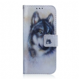 Folio Deksel Til Samsung Galaxy A51 Hundelig Utseende