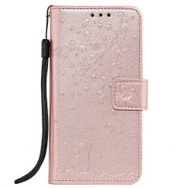 Folio Deksel Til Samsung Galaxy A51 Med Kjede Lanyard Daydream