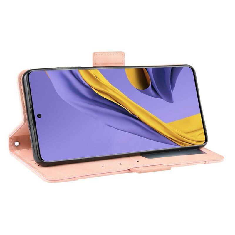 Folio Deksel Til Samsung Galaxy A51 Multi-card Premier Class