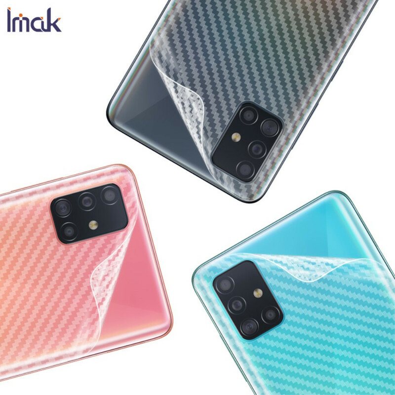 Ryggbeskyttelsesfilm For Samsung Galaxy A51 Carbon Style Imak