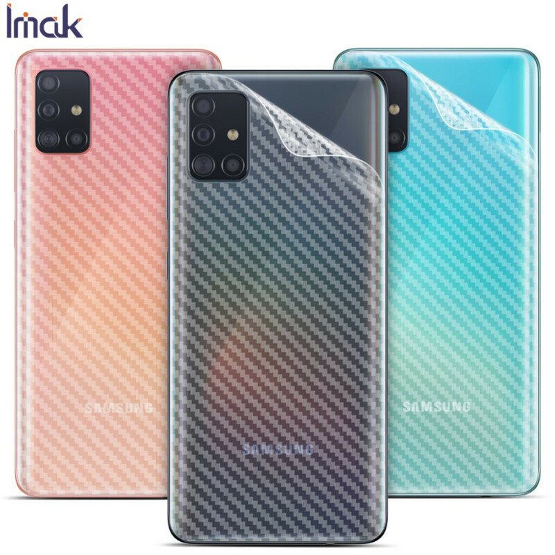 Ryggbeskyttelsesfilm For Samsung Galaxy A51 Carbon Style Imak