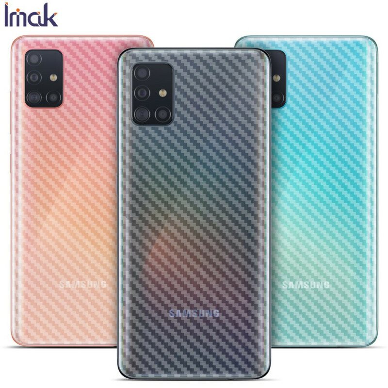 Ryggbeskyttelsesfilm For Samsung Galaxy A51 Carbon Style Imak