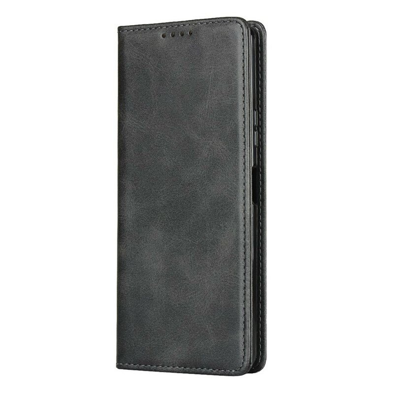 Beskyttelse Deksel Til Sony Xperia 10 II Folio Deksel Elegance Split Leather